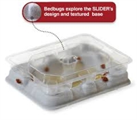 A P & G - BDS SLIDER is an early detection bedbug monitor. Acting as both an interceptor trap and as a passive monitor, it provides harborage for foraging bedbugs.