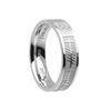 Sterling Silver Ogham Celtic Wedding Ring 5.2mm