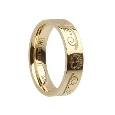 "Tree of Life" Celtic Wedding Ring 7.2mm