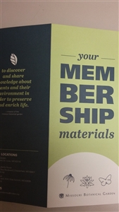 Small bi-fold Membership folder