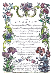 "The Florist" Botanical Coloring Notecards