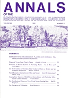 Annals of the Missouri Botanical Garden 68(2): Reproductive Strategies in Plants and Animals, 27th Annual Systematics Symposium