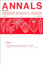 Annals of the Missouri Botanical Garden 70(2): Anthurium (Araceae) of Mexico and Central America. Part I: Mexico and Middle America