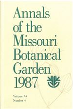 Annals of the Missouri Botanical Garden 74(4): Contributions to a Symposium on the Evolution of the Modern Flora of the Northern Rocky Mountains