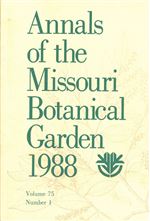 Annals of the Missouri Botanical Garden 75(1): Species Diversity, 33rd Annual Systematics Symposium