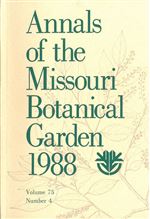 Annals of the Missouri Botanical Garden 75(4): Macromolecular Approaches to Phylogeny, 34th Annual Systematics Symposium