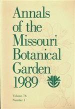 Annals of the Missouri Botanical Garden 76(1)