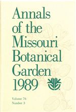 Annals of the Missouri Botanical Garden 76(3): Steyermark Recollections
