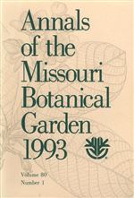 Annals of the Missouri Botanical Garden 80(1)