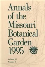 Annals of the Missouri Botanical Garden 82(3): Proceedings of the First International Conference on the Rubiaceae