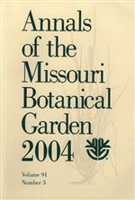 Annals of the Missouri Botanical Garden 91(3), Proceedings of the VIIIth International Aroid Conference held in Saint Louis, August 9-11, 1999