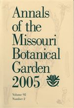 Annals of the Missouri Botanical Garden 92(2)