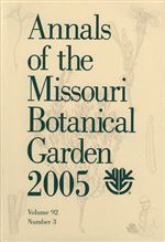 Annals of the Missouri Botanical Garden 92(3)
