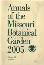 Annals of the Missouri Botanical Garden 92(4)