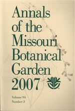 Annals of the Missouri Botanical Garden 94(3)