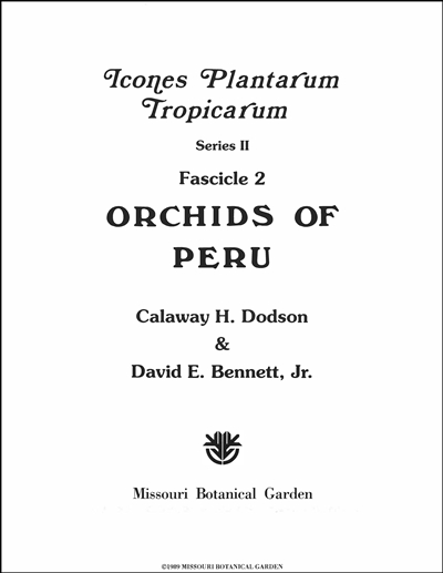 Icones Plantarum Tropicarum, Series II, Fascicle 2: Orchids of Peru