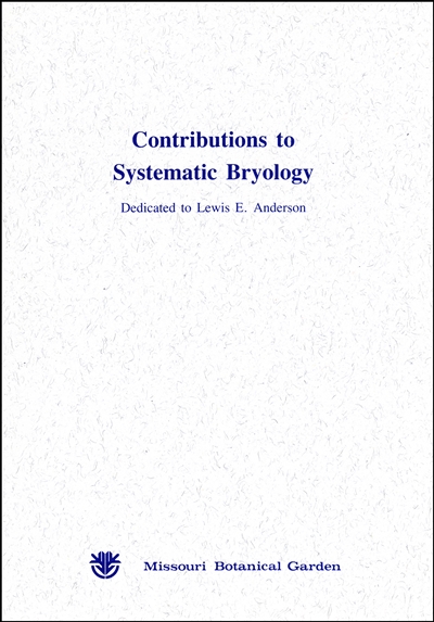 Contributions to Systematic Bryology