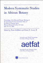 Modern Systematic Studies in African Botany