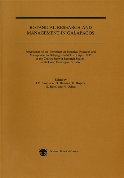 Botanical Research and Management in Galapagos