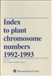 Index to Plant Chromosome Numbers, 1992-1993