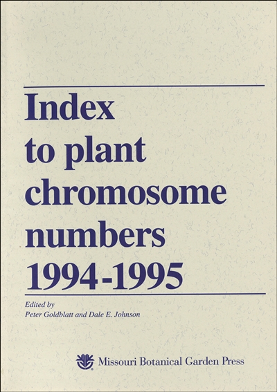 Index to Plant Chromosome Numbers, 1994-1995