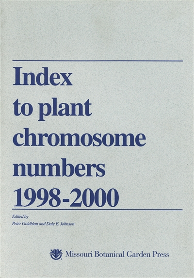 Index to Plant Chromosome Numbers, 1998-2000