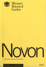NOVON 14(3), A Journal for Botanical Nomenclature