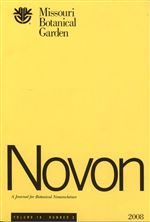 NOVON 18(2), A Journal for Botanical Nomenclature