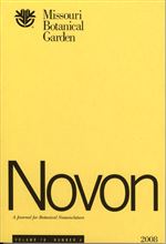 NOVON 18(4), A Journal for Botanical Nomenclature