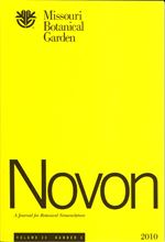 NOVON 20(3), A Journal for Botanical Nomenclature