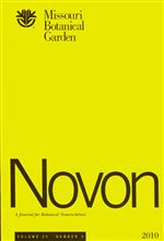 NOVON 20(4), A Journal for Botanical Nomenclature
