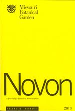 NOVON 22(4), A Journal for Botanical Nomenclature