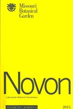 NOVON 24 (2), A Journal for Botanical Nomenclature