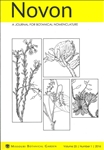 Novon 25 (1), A Journal for Botanical Nomenclature