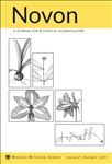 Novon, A Journal for Botanical Nomenclature 27(2)