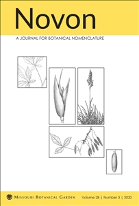 Novon, A Journal for Botanical Nomenclature 28(3)