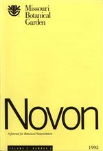 NOVON 05(3), A Journal for Botanical Nomenclature