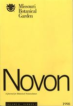NOVON 08(2), A Journal for Botanical Nomenclature