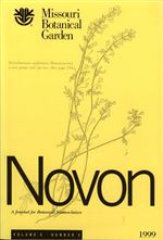 NOVON 09(2), A Journal for Botanical Nomenclature