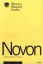 NOVON 09(3), A Journal for Botanical Nomenclature