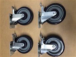 <b>5" Diameter Casters for All Model #4 & #5 Smokers</b>