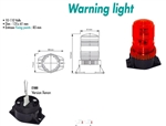 10-110v Multi Voltage Xenon Strobe Beacon  Warning Light