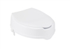 Raised Toilet Seat with Lock and Lid, Standard Seat, 4"