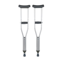 Underarm Crutches McKesson Aluminum Frame Child 350 lbs. Weight Capacity