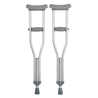 Underarm Crutches McKesson Aluminum Frame Child 175 lbs