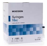 General Purpose Syringe McKesson 10 mL Blister Pack Luer Lock Tip Without Safety