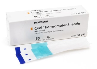 Oral Thermometer Probe Cover For Digital Thermometer 50 per Box