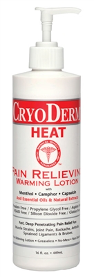 CryoDerm Heat 16 oz Lotion