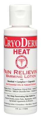 CryoDerm Heat 4 oz Lotion