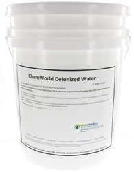 Deionized Water Type II Technical Grade - 5 Gallons